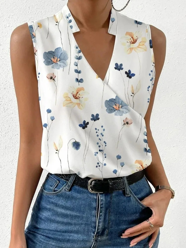 Women's Spring and Autumn New Style Sleeveless Blouse Lilly