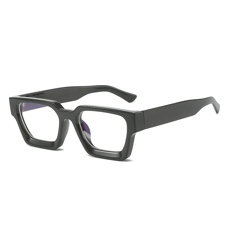 Square Frame Anti-Blue Light Glasses – Custom Logo Fashion Eyewear for Men & Women, Retro Trend Reese