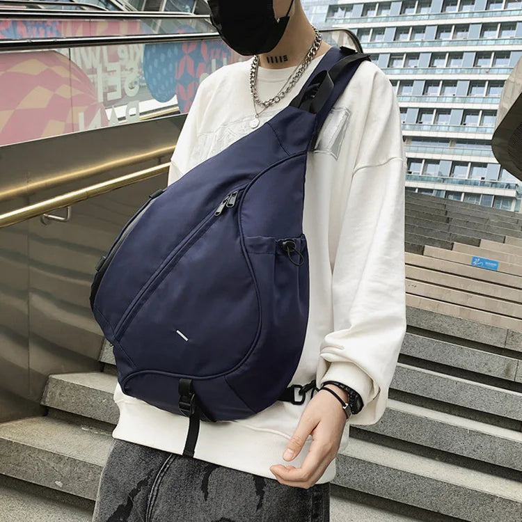 Japanese Style Tactical Techwear Waterproof Sling Bag – Multifunctional Crossbody Motorcycle Shoulder Backpack Orson