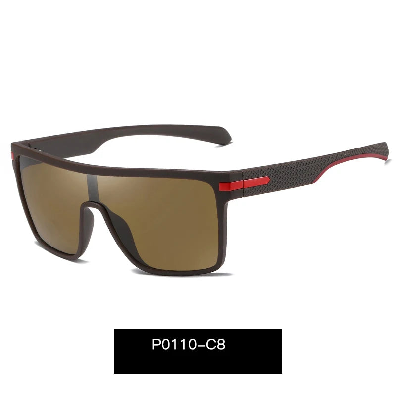 Men’s Large Frame Polarized Sport Sunglasses – UV Protection Shades for Outdoor Activities