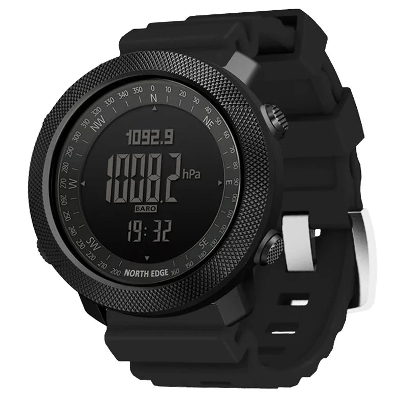 North Edge Apache Smartwatch for Men – Altimeter, Barometer, Compass, Waterproof Hiking Watch