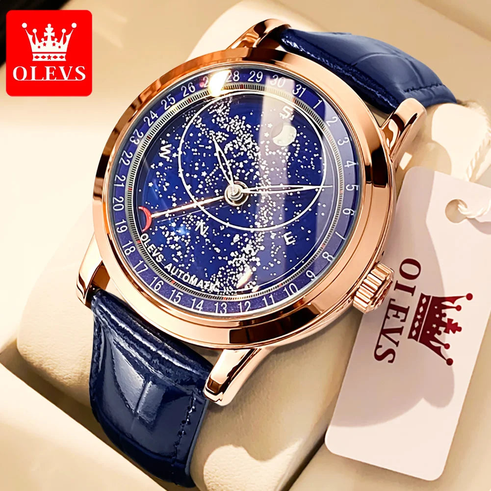OLEVS 9923 Women's Luxury Watch - Fashion Roman Dial Wristwatch with Diamonds, Waterproof and Luminous Design