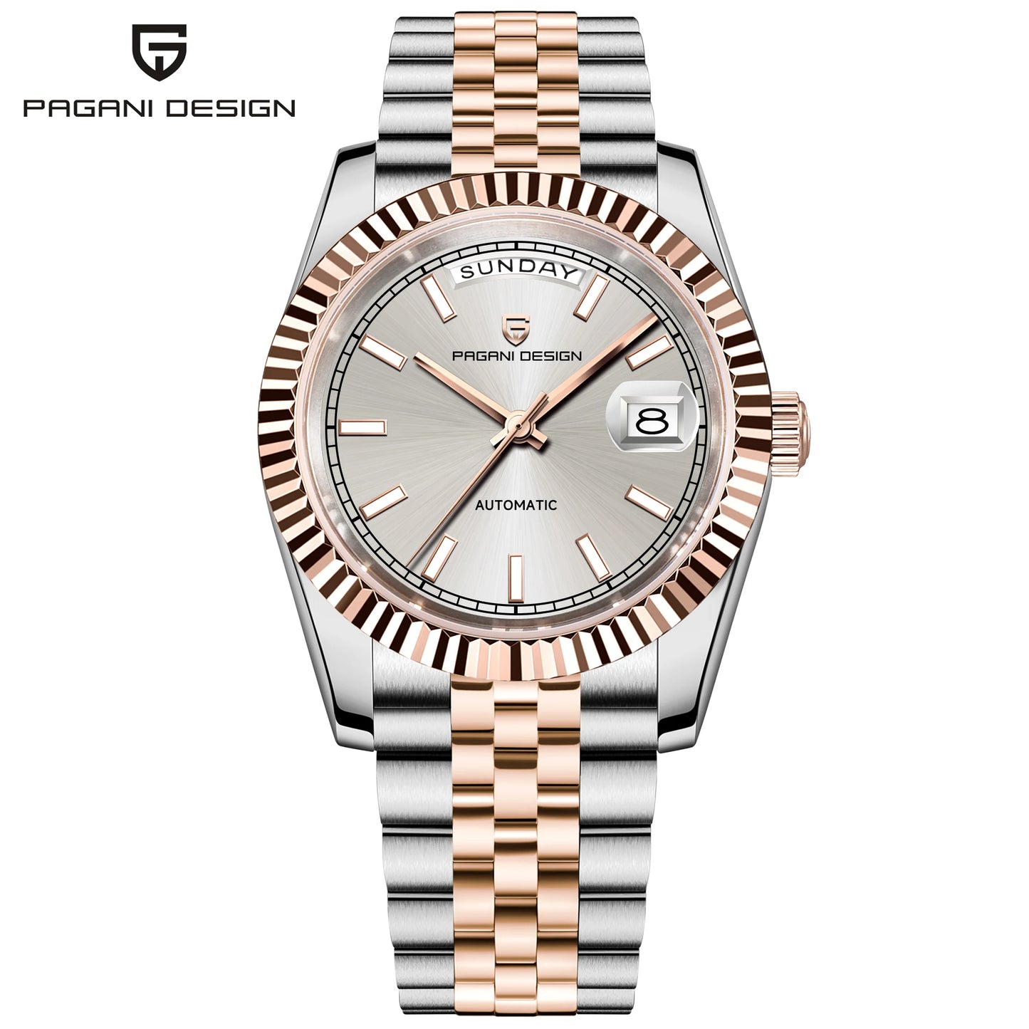 PAGANI DESIGN PD-1752 Rose Gold DD36 Men’s Mechanical Watch | 2025 Luxury Automatic Watch | Sapphire Glass | High‑End Wristwatch for Men