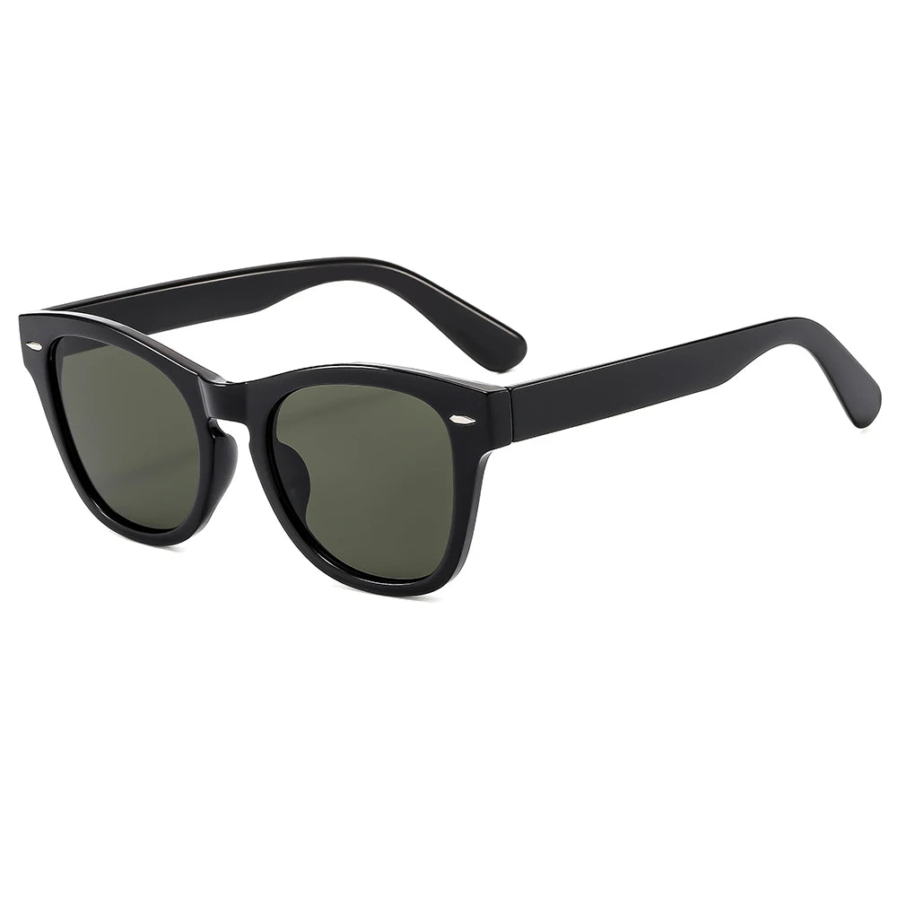 Squared Frame Ultra-violet proof Unisex Men Women Korean Style Driving UV400 Sunglasses