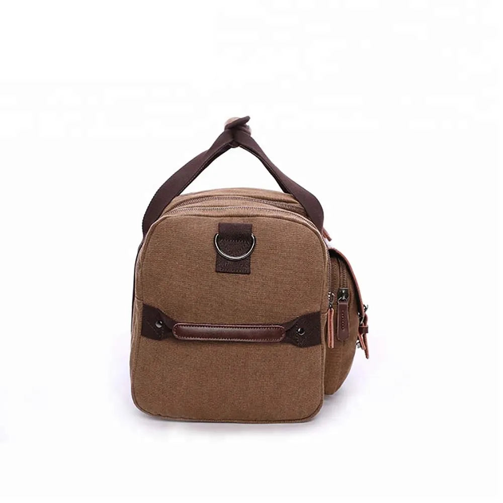 Canvas Travel Handbag – Large Capacity Crossbody Tote Bag for Travel and Daily Use