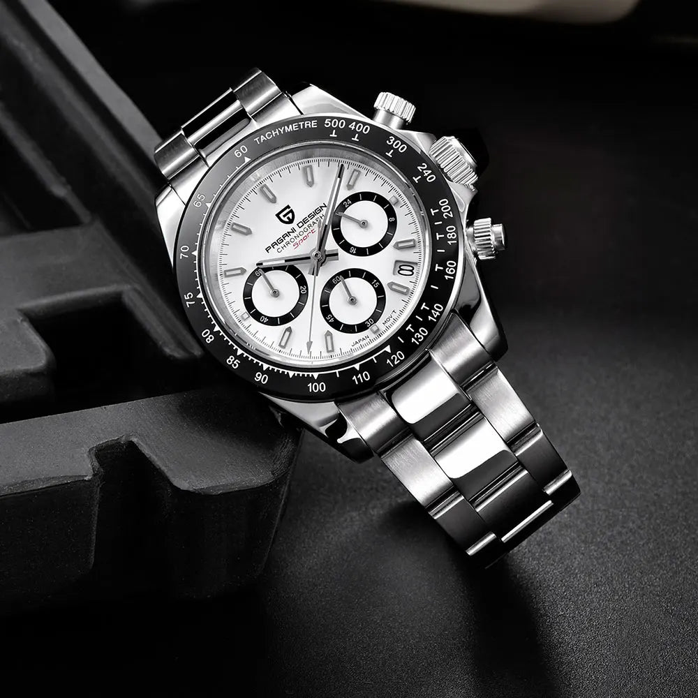PAGANI DESIGN 1644 Men's Luxury Quartz Watch - High-Quality Sport & Business Waterproof Wristwatch Relogio Masculino