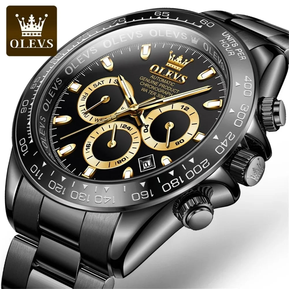 Olevs 6638 Men's Luxury Automatic Watch – New Arrival, High-Quality Mechanical Movement, Business & Sport Fashion Design