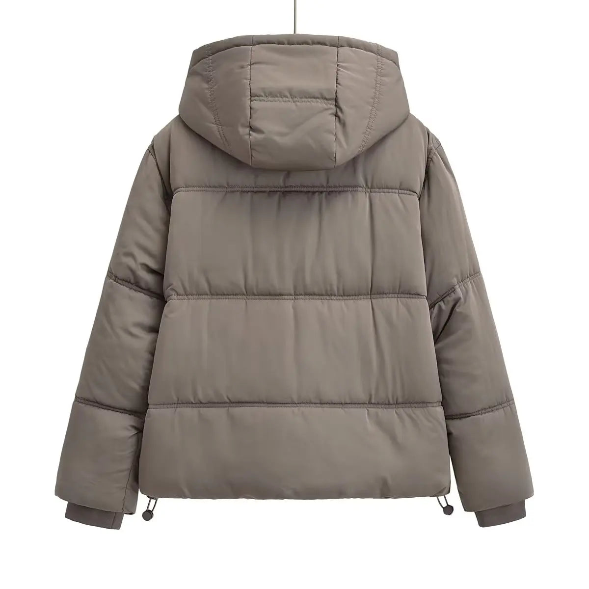 Women's Winter Fashion Double-Layer Cotton Hooded Jacket - Vintage Long-Sleeve Outerwear Coat for Chic Style Alison
