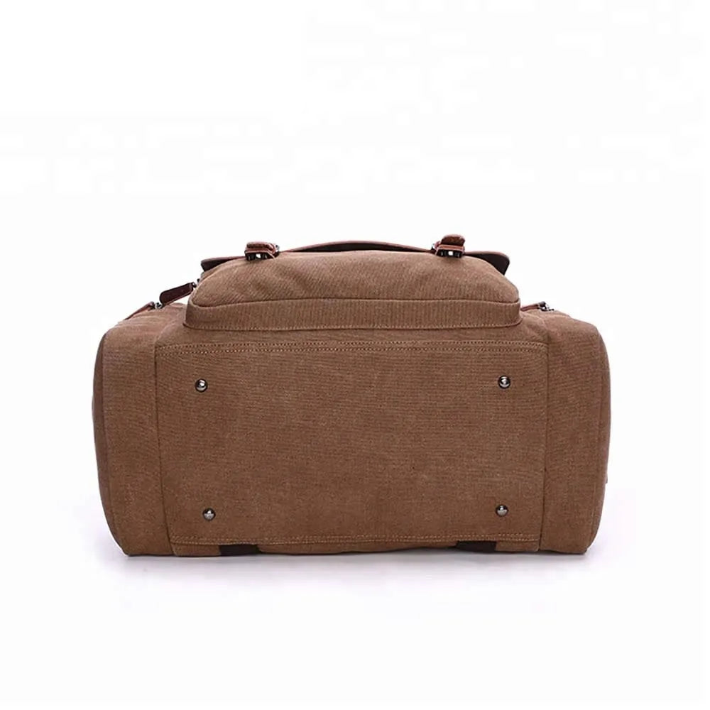 Canvas Travel Handbag – Large Capacity Crossbody Tote Bag for Travel and Daily Use