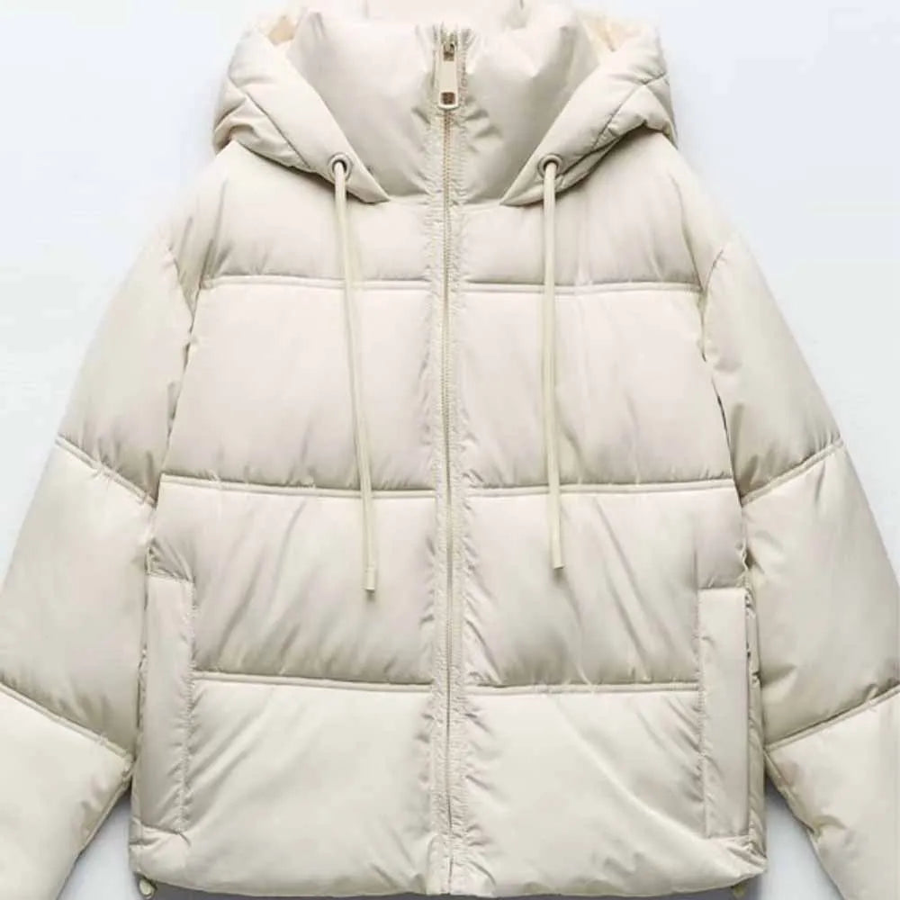 Women's Winter Fashion Double-Layer Cotton Hooded Jacket - Vintage Long-Sleeve Outerwear Coat for Chic Style Alison