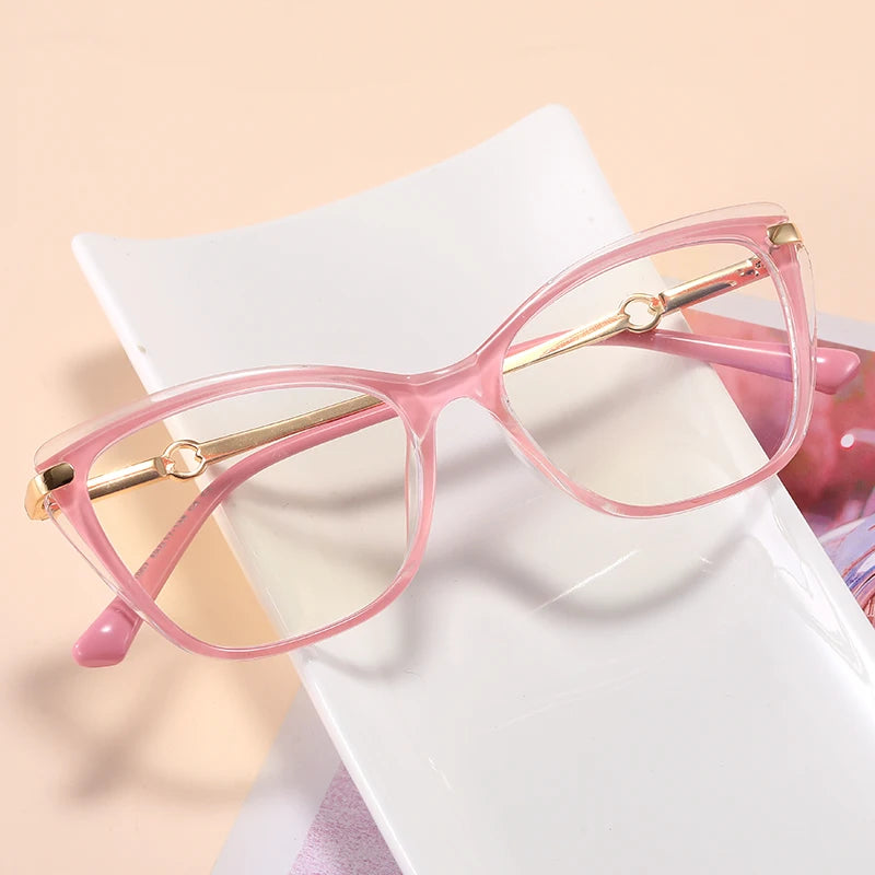 Children’s Cat Eye Glasses – TR90+Metal Blue Light Blocking Frames for Babies & Small Kids | Stylish Optical Eyewear