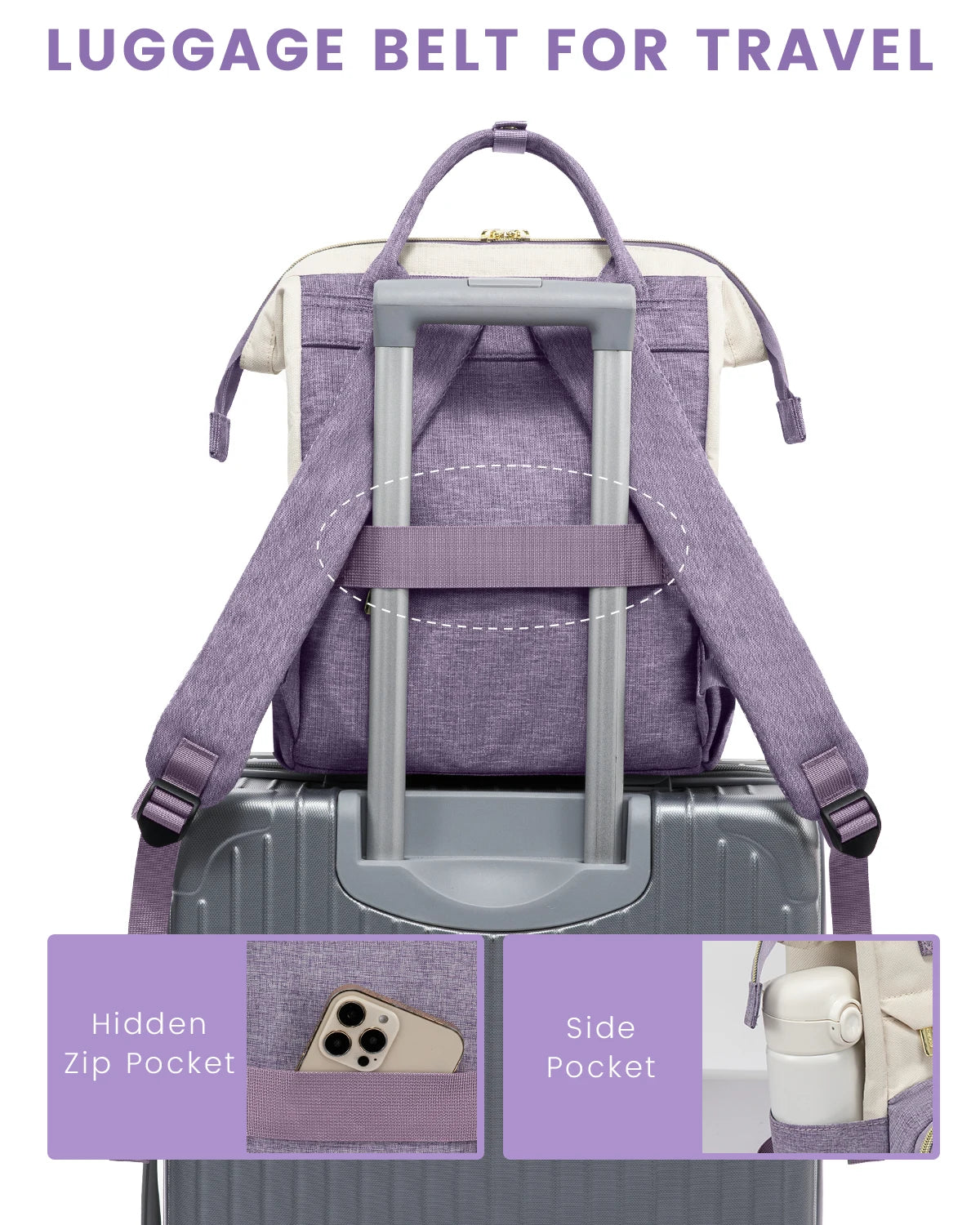 LOVEVOOK 13-14 Inch Stylish Women's Backpacks | Cute, Smart, School Bags for Teens Jeramie