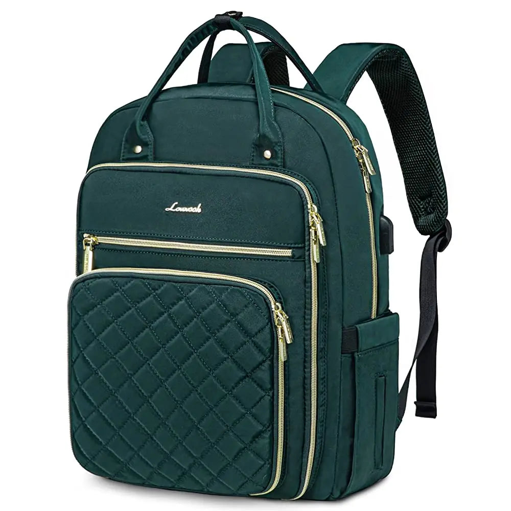 LOVEVOOK Fashion Travel Backpack | Water-Resistant, Multi-Pocket College Bookbag for Women, Fits 15.6" & 17" Laptops