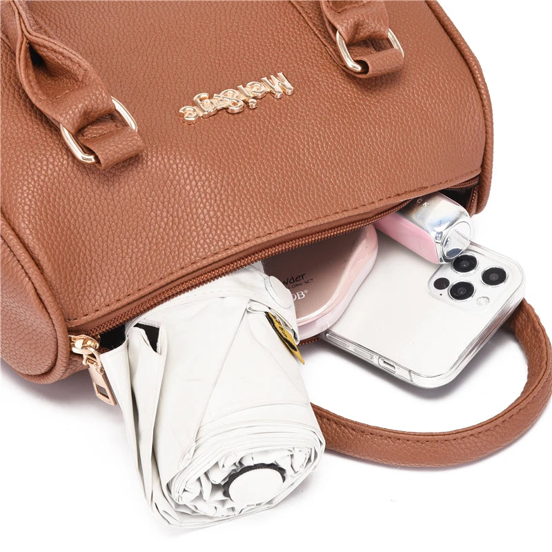 Women's Summer Handbags - 3-Piece Shoulder Bag Set | Stylish & Simple Ladies' Tote, Crossbody, and Purse Buyeon