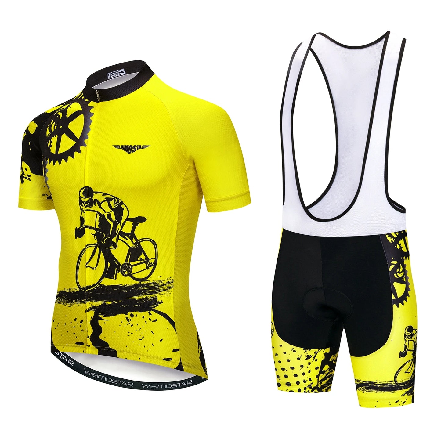 Men's Summer Cycling Jersey Set – Breathable Road & MTB Bike Wear