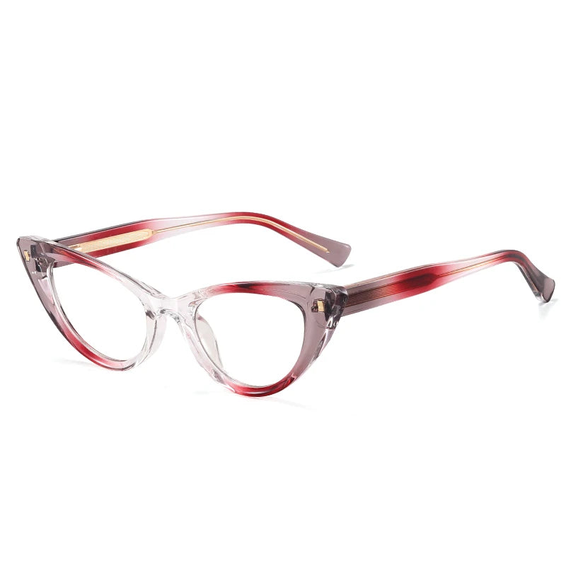 Women's Photochromic Blue Light Blocking Eyeglasses - TR90 Cat Eye Fashion Frames