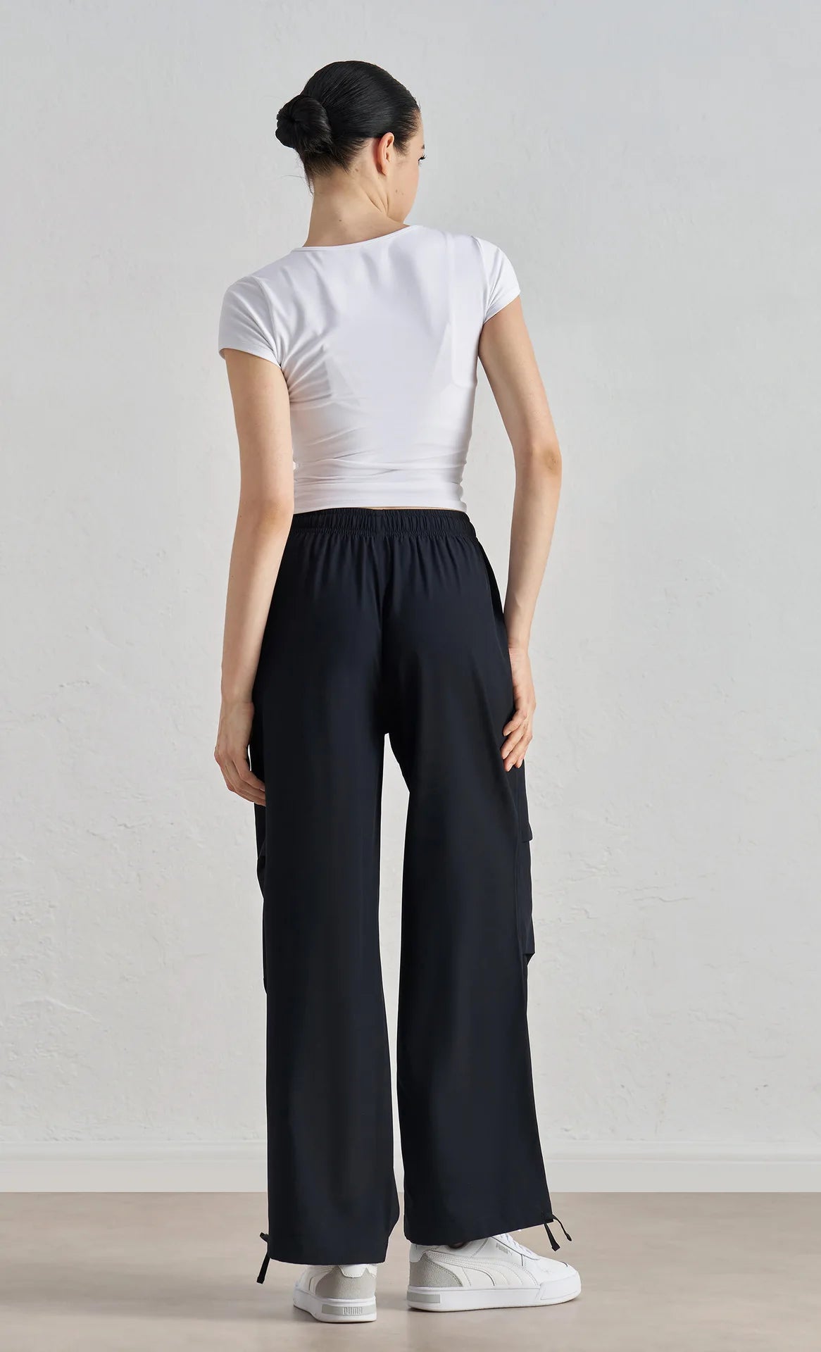 Women Casual Sports Straight Wide Leg Cargo Jogging Pants Workout Fitness Women's Joggers