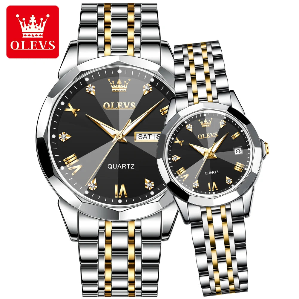 OLEVS 9931 Luxury Watches for Men and Women | Fashion Sport Quartz Couple Watch - Top Brand
