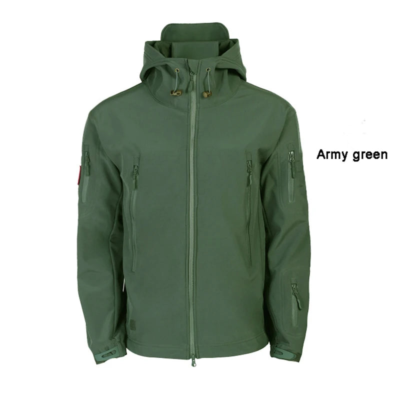 Men's Winter Jacket – Waterproof, Warm Outdoor Coat with Fleece, Velvet-Lined, Casual Thicken Mountaineering Outerwear Aragorn