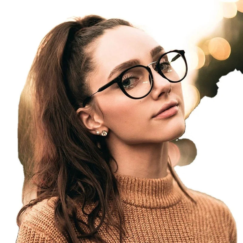 Luxury Italian Design Eyeglasses Frames | Vintage Blue Light Glasses for Women & Men Florence
