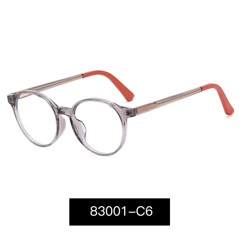 Children’s Round Colorful Glasses – TR90+CP Blue Light Blocking Eyewear for Babies & Small Kids | Durable Optical Frames