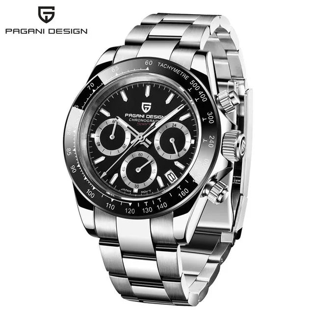 PAGANI DESIGN 1644 Men's Luxury Quartz Watch - High-Quality Sport & Business Waterproof Wristwatch Relogio Masculino