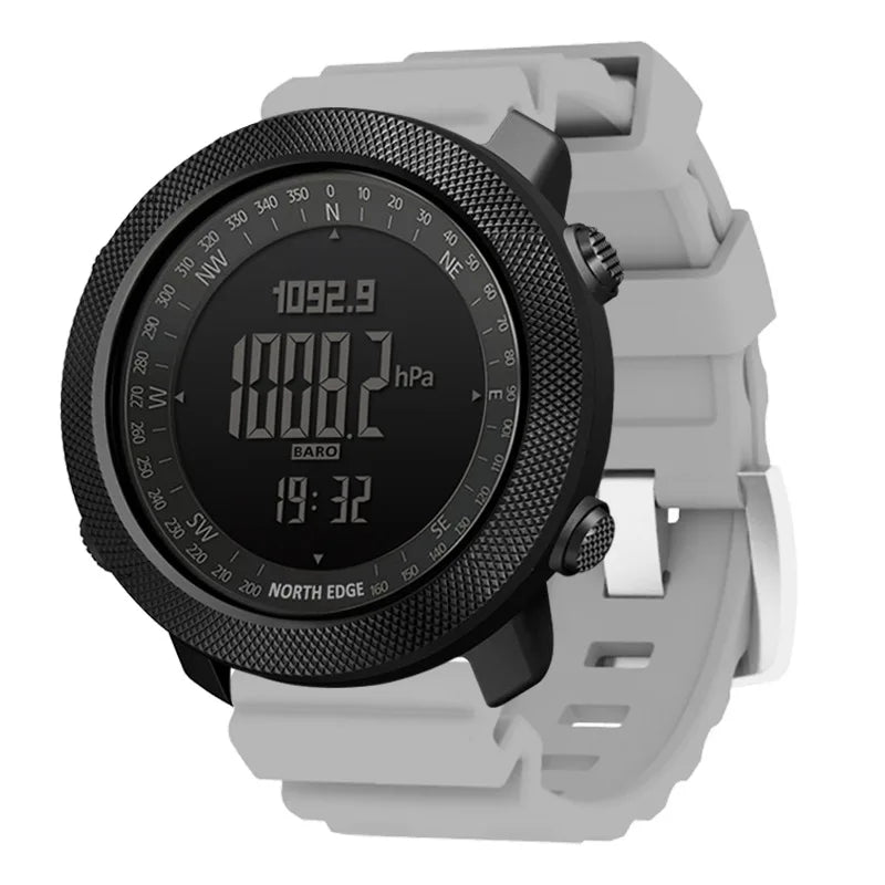 North Edge Apache Smartwatch for Men – Altimeter, Barometer, Compass, Waterproof Hiking Watch