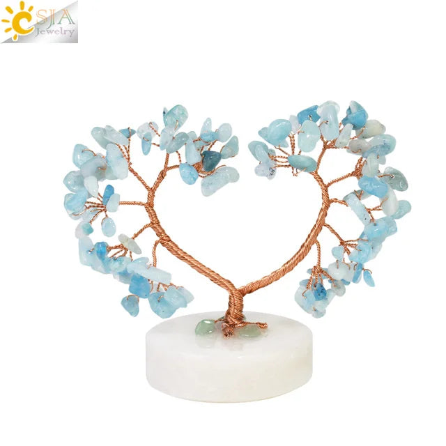 7 Chakra Crystal Money Tree – Natural Healing Stone Decor for Energy Balance, Feng Shui, and Home Office Decoration
