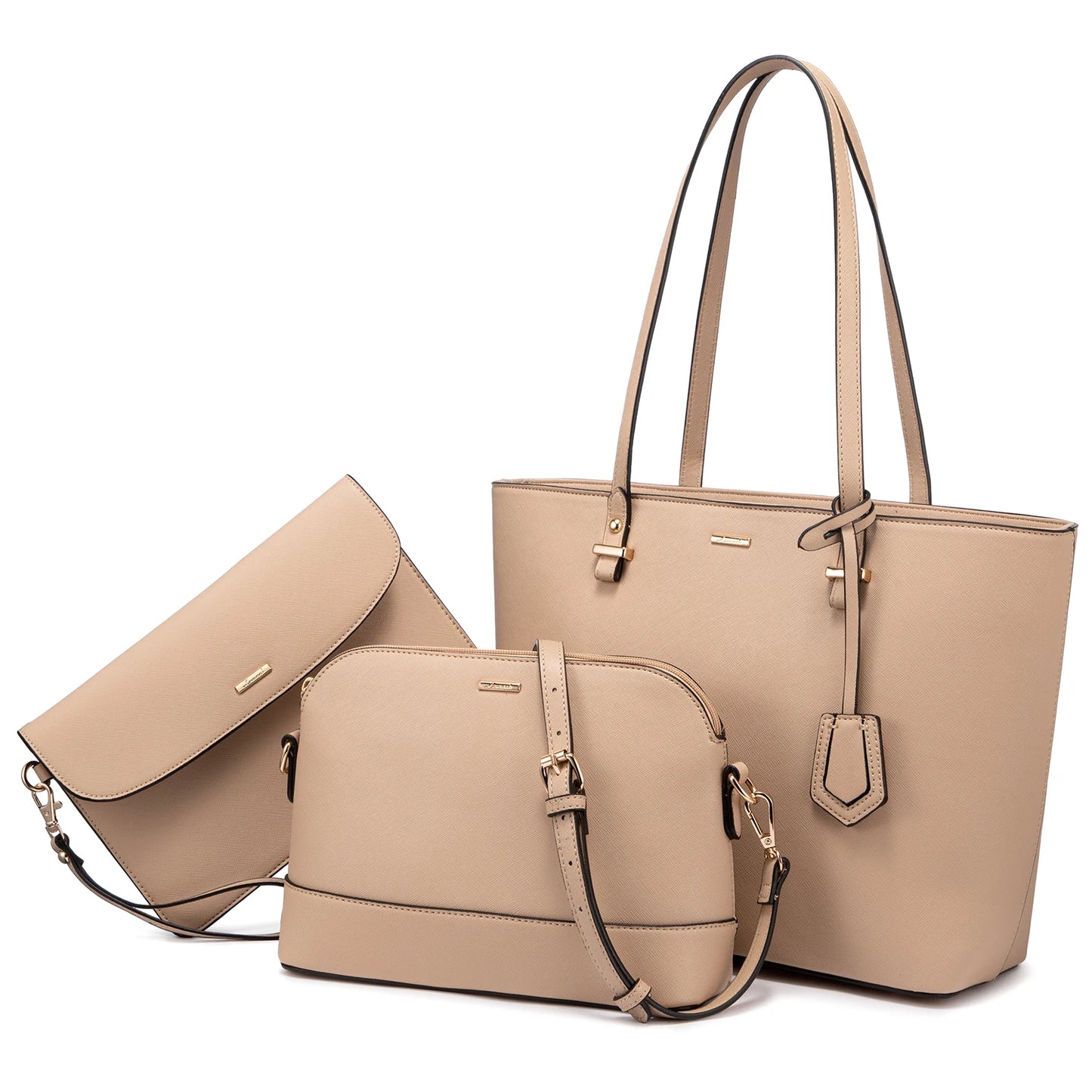 LOVEVOOK 2023 Designer Women’s Tote Bag Set – Fashion PU Leather Handbags, Luxury Crossbody Bags & Purses Marivic