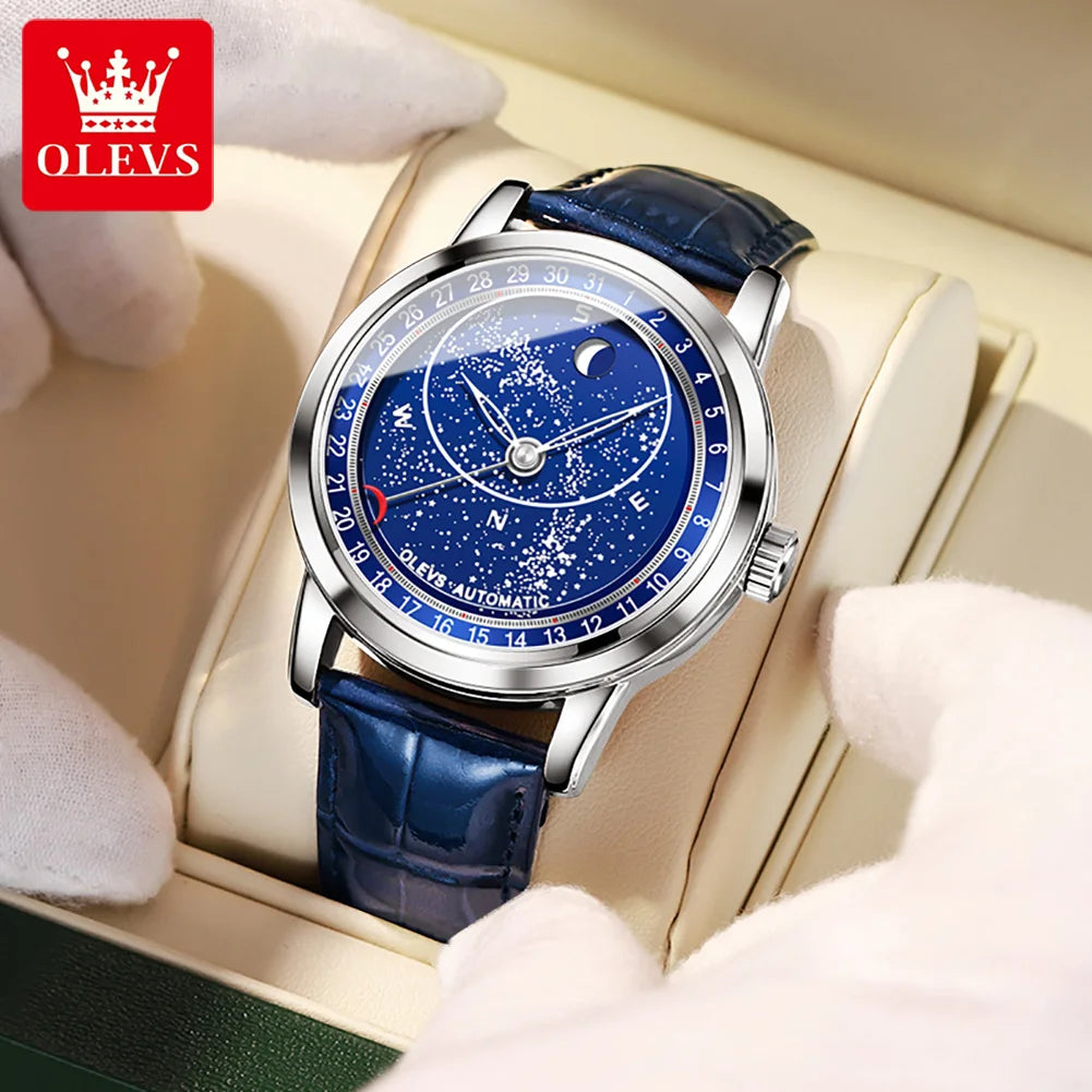 OLEVS 9923 Women's Luxury Watch - Fashion Roman Dial Wristwatch with Diamonds, Waterproof and Luminous Design