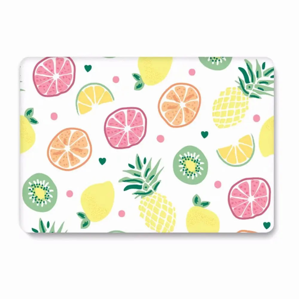 Custom Fruit Print MacBook Case – Hard Plastic Protective Cover for All MacBook Models