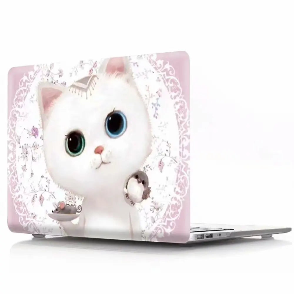 MacBook Pro Case – Stylish Hard Shell Laptop Cover with Cats Animal Design for MacBook 12-Inch
