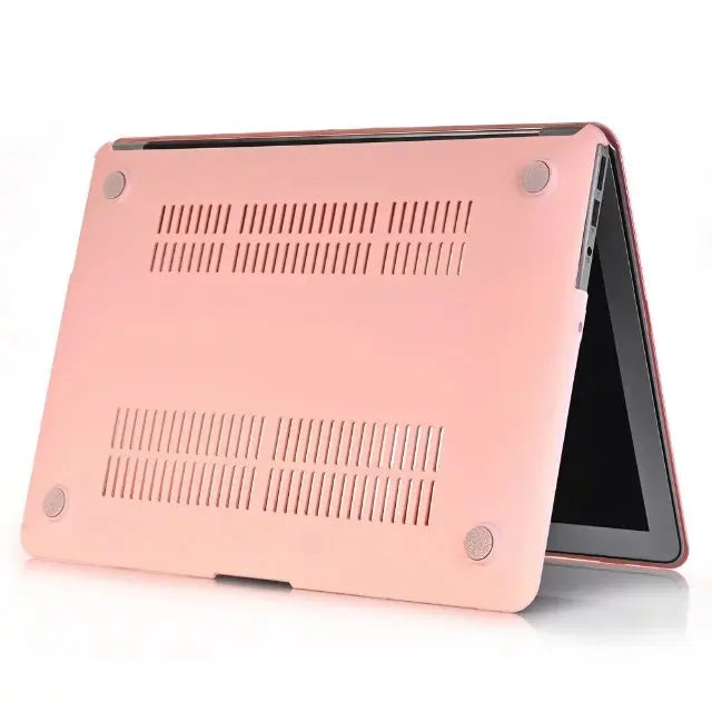 Hard Plastic Matte Cream Laptop Case for MacBook 14 Pro (A2442) & 16 Pro (A2485) – 2021 Models