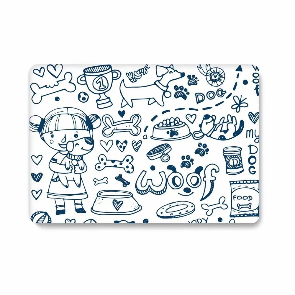 MacBook Pro Case – Stylish Hard Shell Laptop Cover with Cats Animal Design for MacBook 12-Inch
