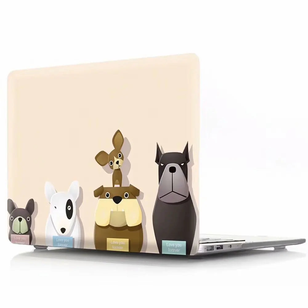MacBook Pro Case – Stylish Hard Shell Laptop Cover with Cats Animal Design for MacBook 12-Inch
