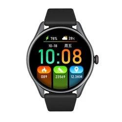 NFC M19 Pro Smartwatch with Bluetooth Calling – 1.43” AMOLED Display, Message Notifications, Heart Rate & Temperature Monitor, Fitness Sports Watch Fennric