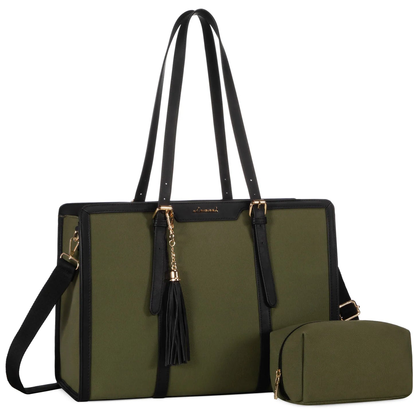 LOVEVOOK Laptop Tote Bag Set | 15.6/17 inch Briefcase for Women, Work & Travel Shaira