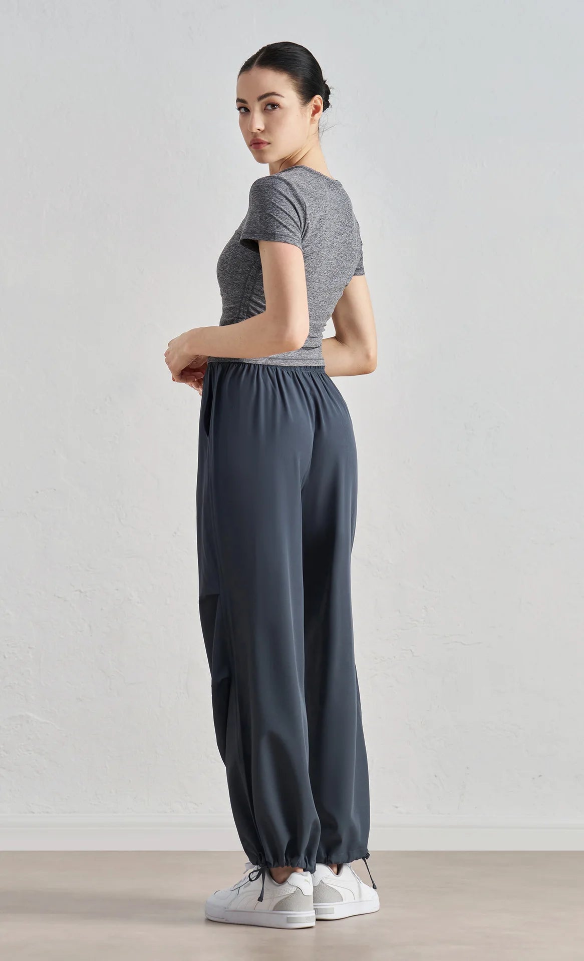 Women Casual Sports Straight Wide Leg Cargo Jogging Pants Workout Fitness Women's Joggers