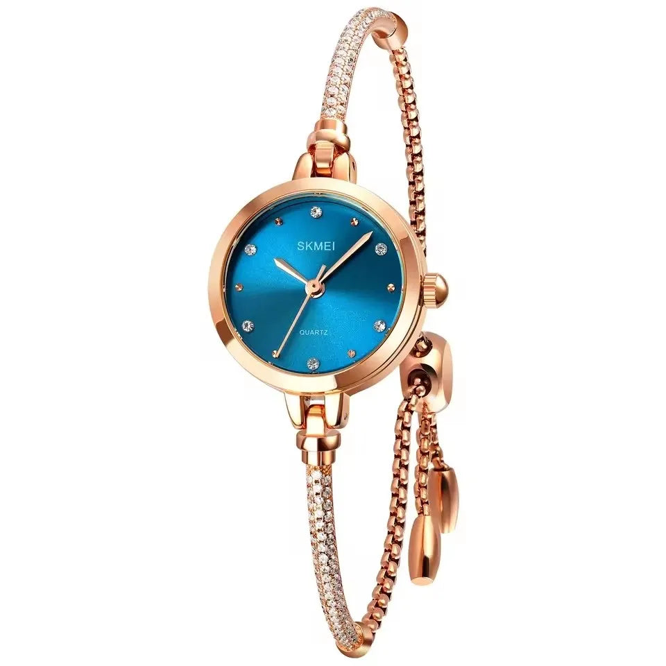 Skmei 1805 Luxury Quartz Watch for Women – Fashion Bracelet Ladies Wristwatch, Classic Design, High-Quality Dressing Accessory Josette