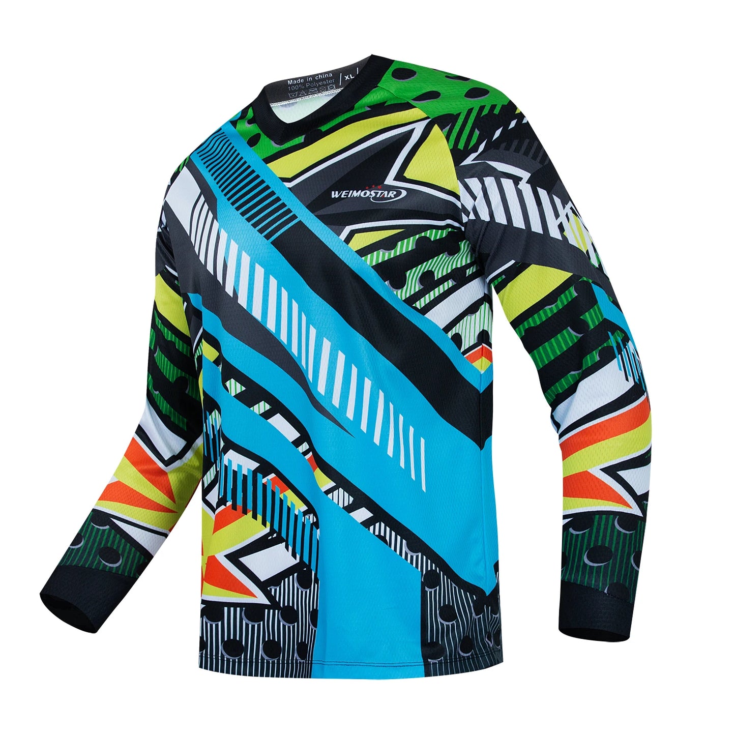 Men's Long Sleeve Cycling Jersey – Mountain Bike, Downhill, and Motocross Shirt