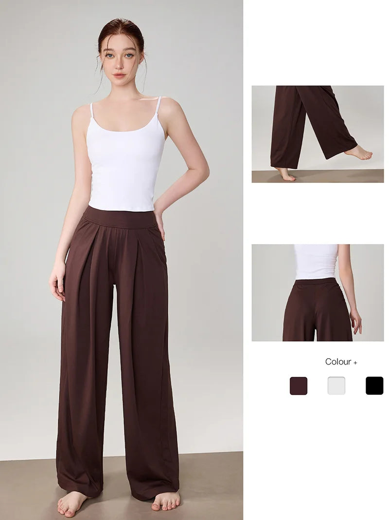 Women Sweatpants Fitness Gym Yoga Loose Jogging Training Trousers High Waist Pants