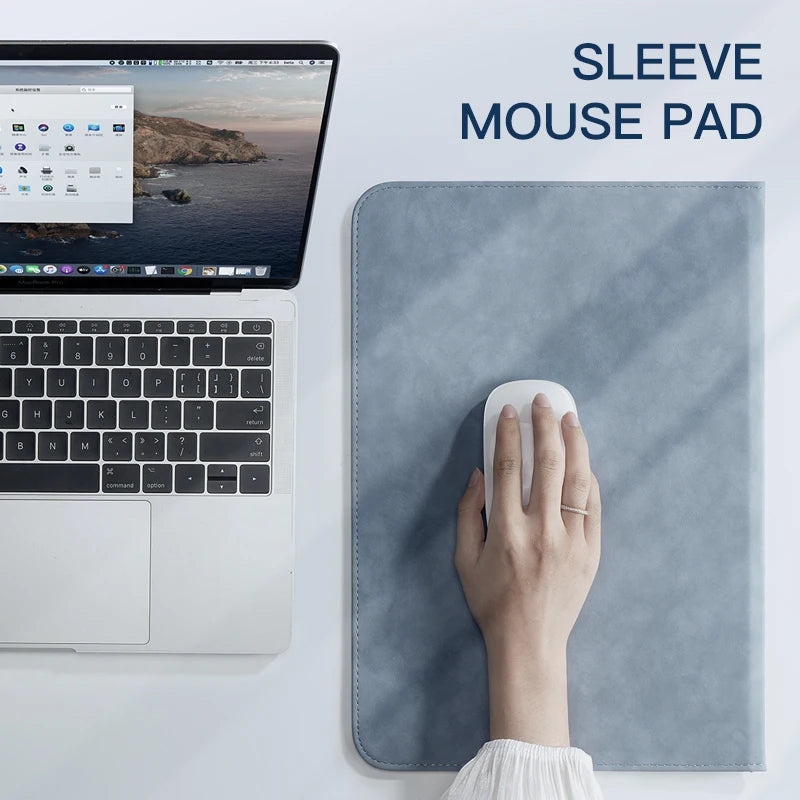 Laptop Sleeve Bag – Waterproof Case for MacBook M1 Air/Pro, Huawei, ASUS, Dell 13-Inch Notebook with Stand