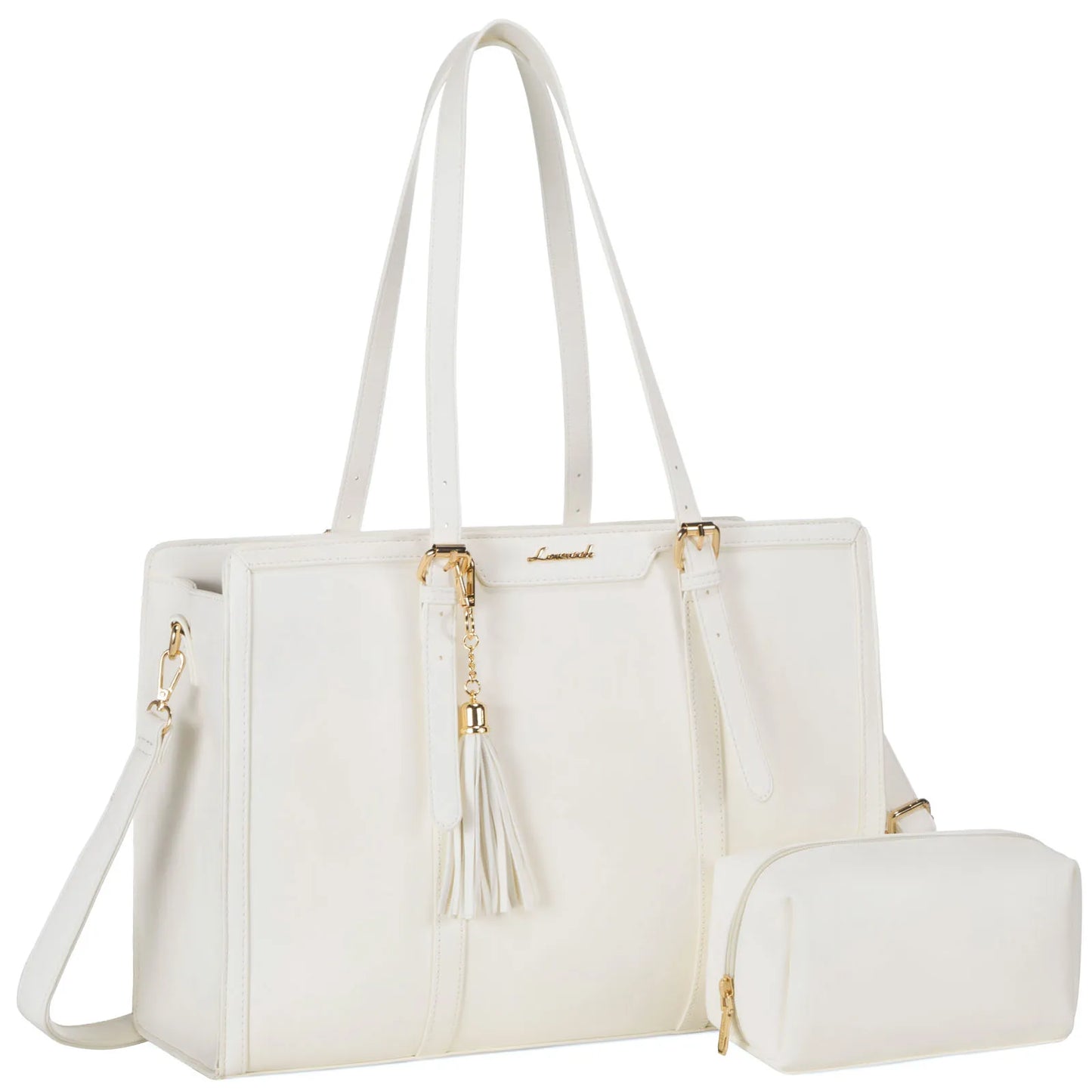 LOVEVOOK Laptop Tote Bag Set | 15.6/17 inch Briefcase for Women, Work & Travel Shaira