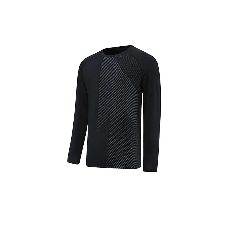Men’s Casual Oversized Pullover – Breathable Long‑Sleeve Polyester Sports Top for Spring & Training