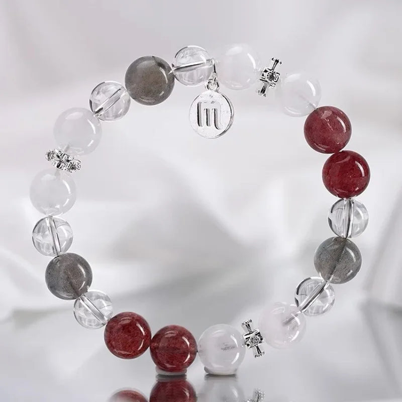 Natural Constellation Bracelet in S925 Sterling Silver – Elegant Minimalist Design, Perfect Gift for Men & Women