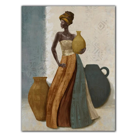 Classic Beauty Canvas Paintings – Custom Size Wall Art Prints