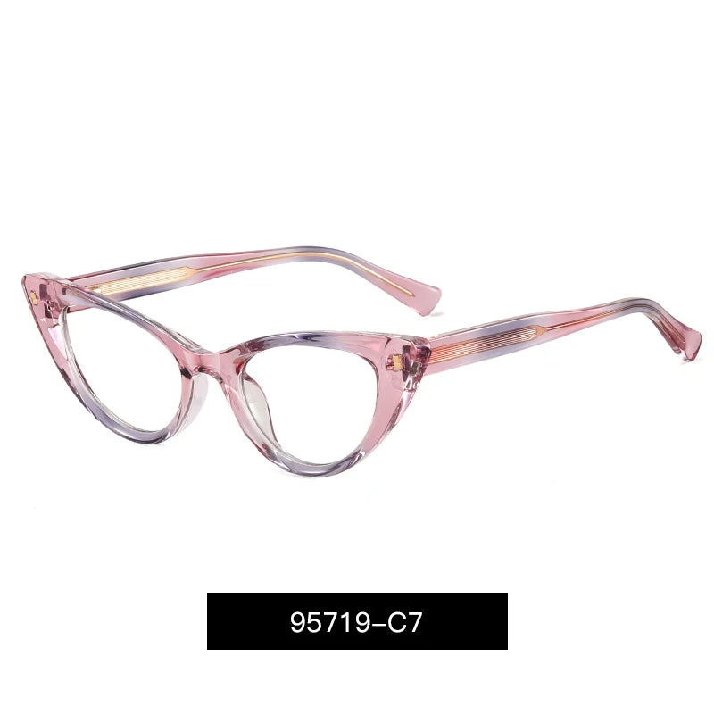 Women's Photochromic Blue Light Blocking Eyeglasses - TR90 Cat Eye Fashion Frames
