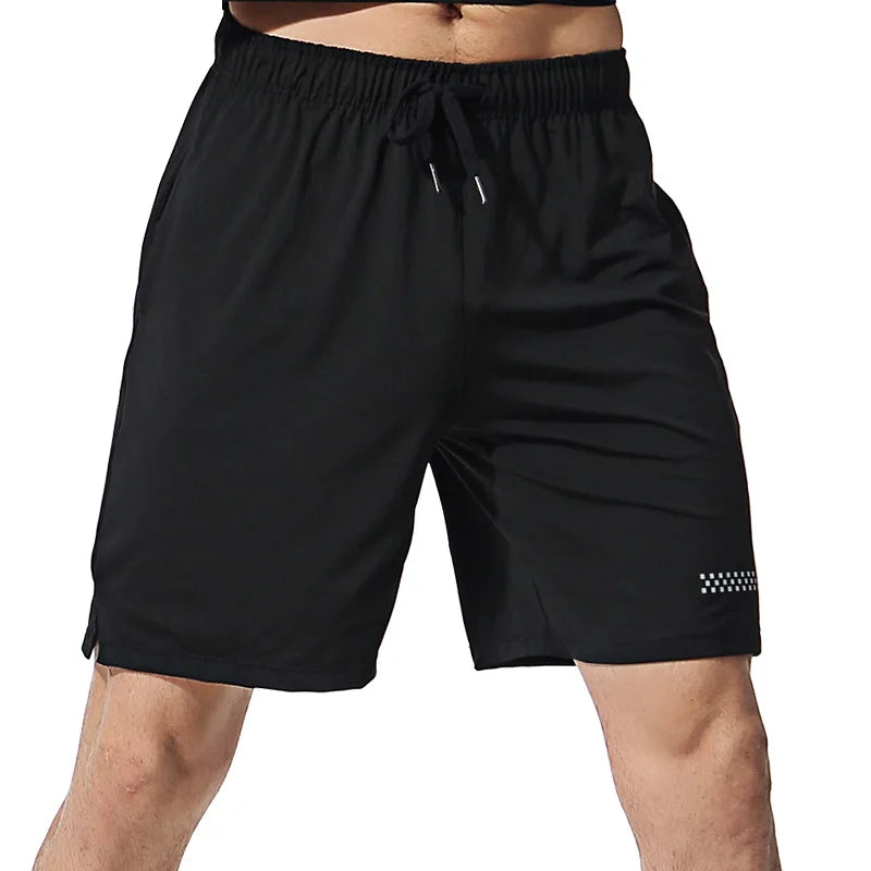 Men's Quick-Dry Sports Shorts – Reflective, Lightweight Gym & Running Shorts with Pocket