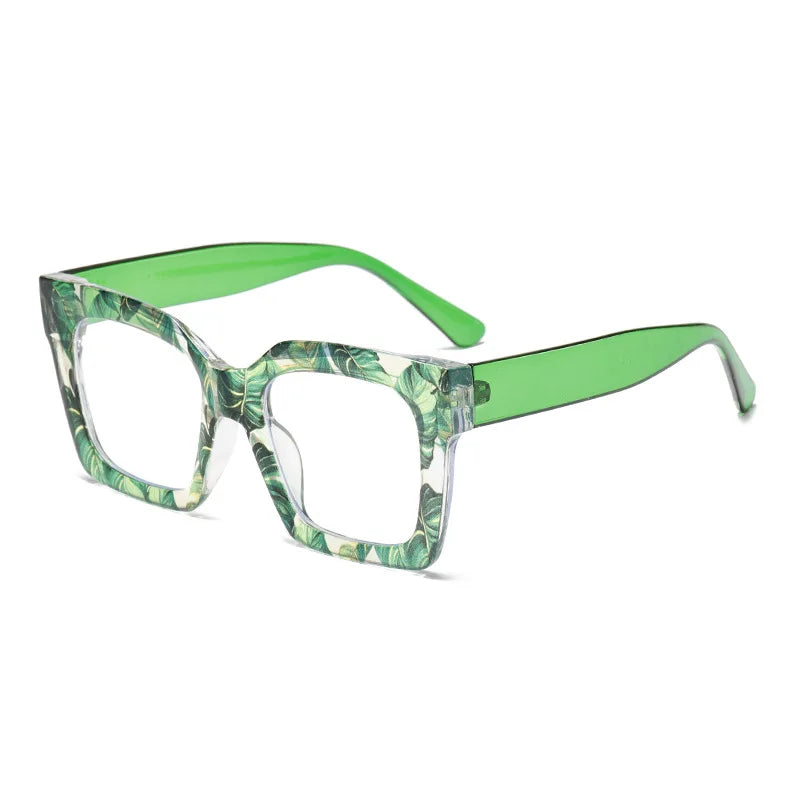 Vintage Square Glasses Frame – Trendy Designer Blue Light Blocking Eyeglasses for Men & Women Payton