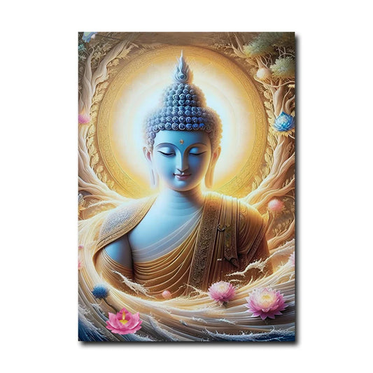 New Goddess Portrait Canvas Painting – Elegant Wall Art for Home Décor
